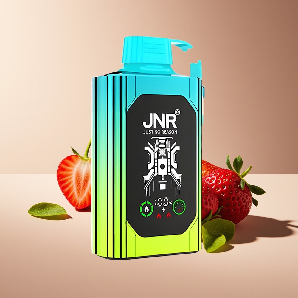 JNR Shisha Hookah Box 20500 Puffs HD Display 1000mAh 25ml Dual Mesh Coil Type-C 0% 2% 5% Fresa Kiwi