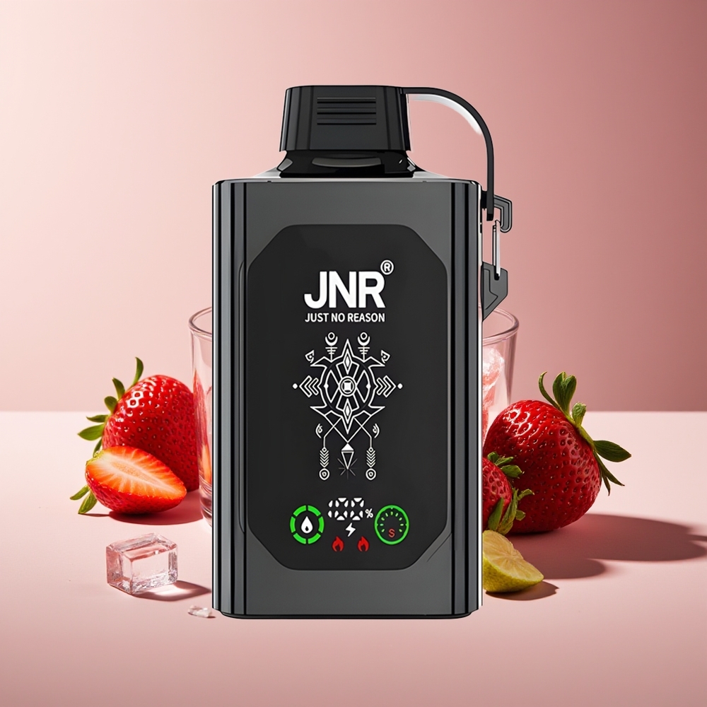 JNR Shisha Hookah Box 20500 Puffs HD Display 1000mAh 25ml Dual Mesh Coil Type-C Fresa Hielo