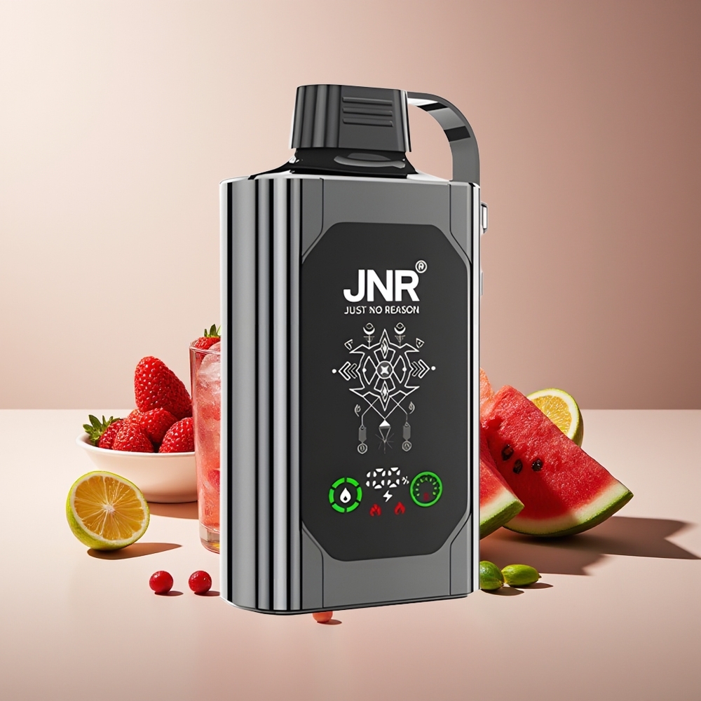 JNR Shisha Hookah Box 20500 Puffs HD Display 1000mAh 25ml Dual Mesh Coil Type-C Sandía Hielo