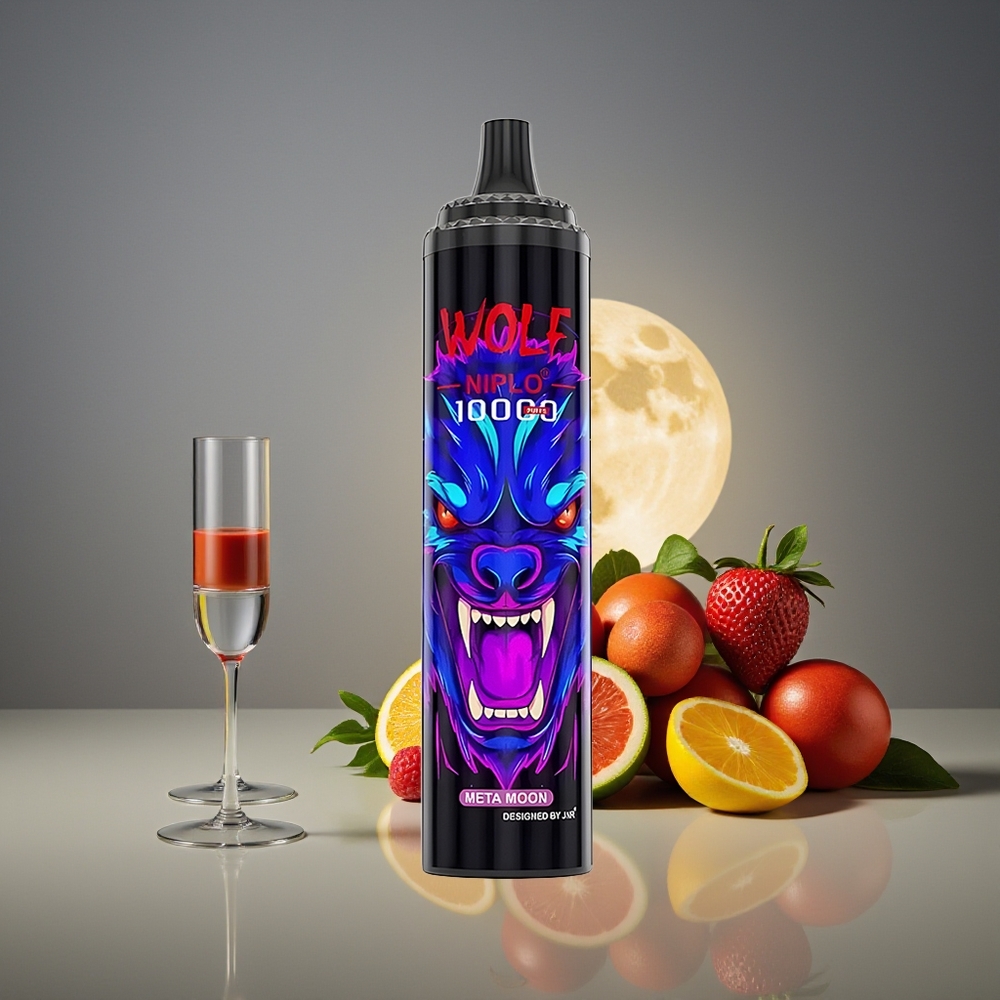 JNR Wolf Niplo 10000 Puffs 1.0 Ohm Mesh 650mAh 20ml Tipo-C Meta Luna