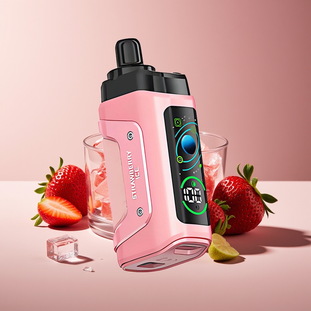 Razz Bar 45000 Bocadas Vape Desechable Ajustable Fresa Hielo