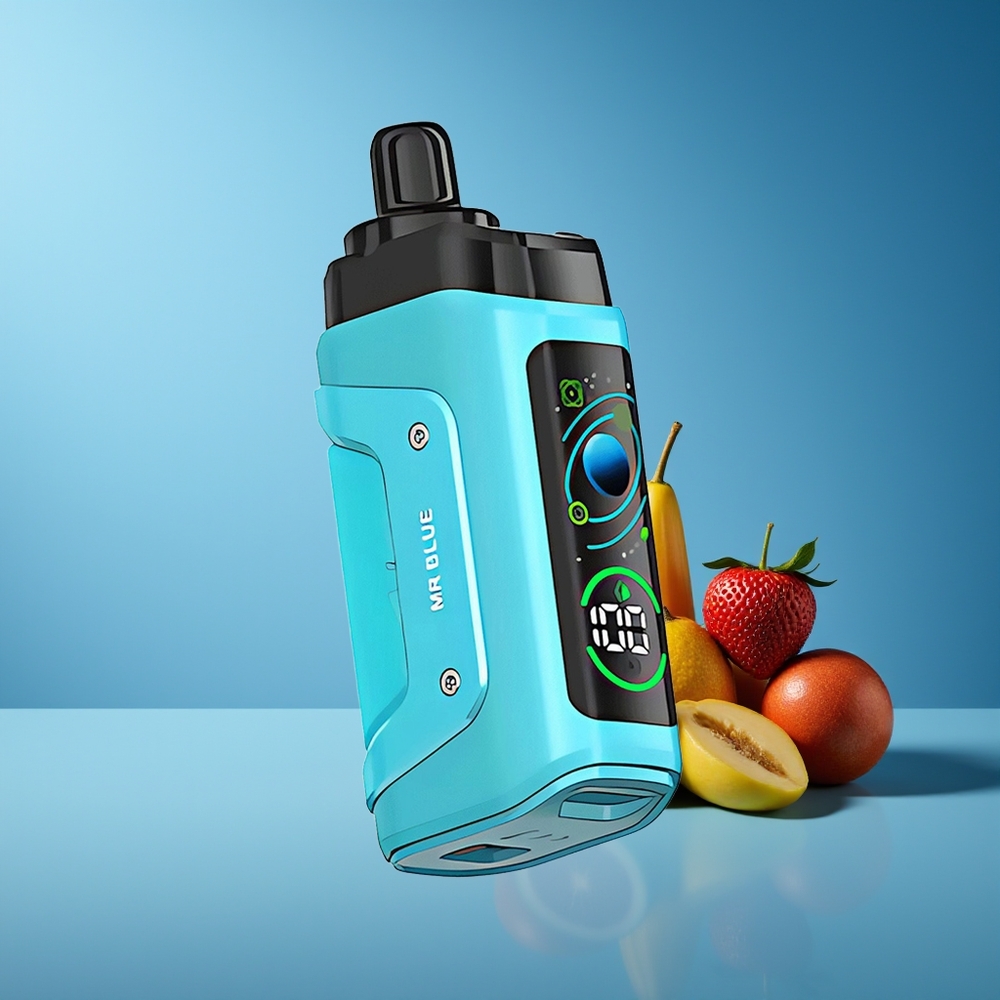Razz Bar 45000 Puffs Malla Ajustable Recargable Señor Azul