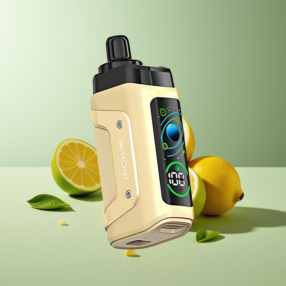 Razz Bar 45000 Puffs Vape Desechable Tipo-C Recargable Lima Limón