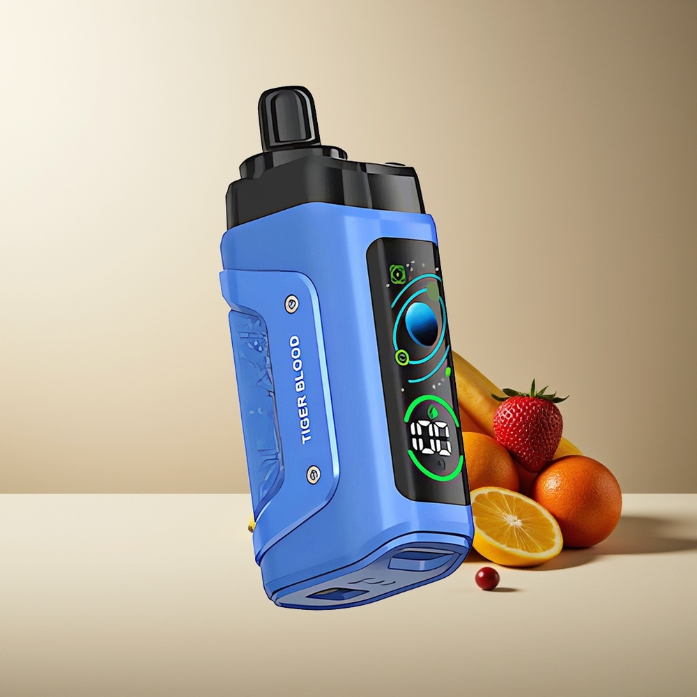 Razz Bar 45000 Puffs Vape Recargable Tipo C Sangre de Tigre