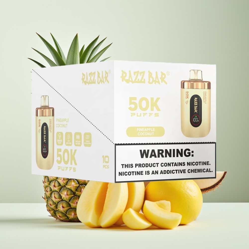 Razz Bar 50K Bocadas Recargable Coco Piña
