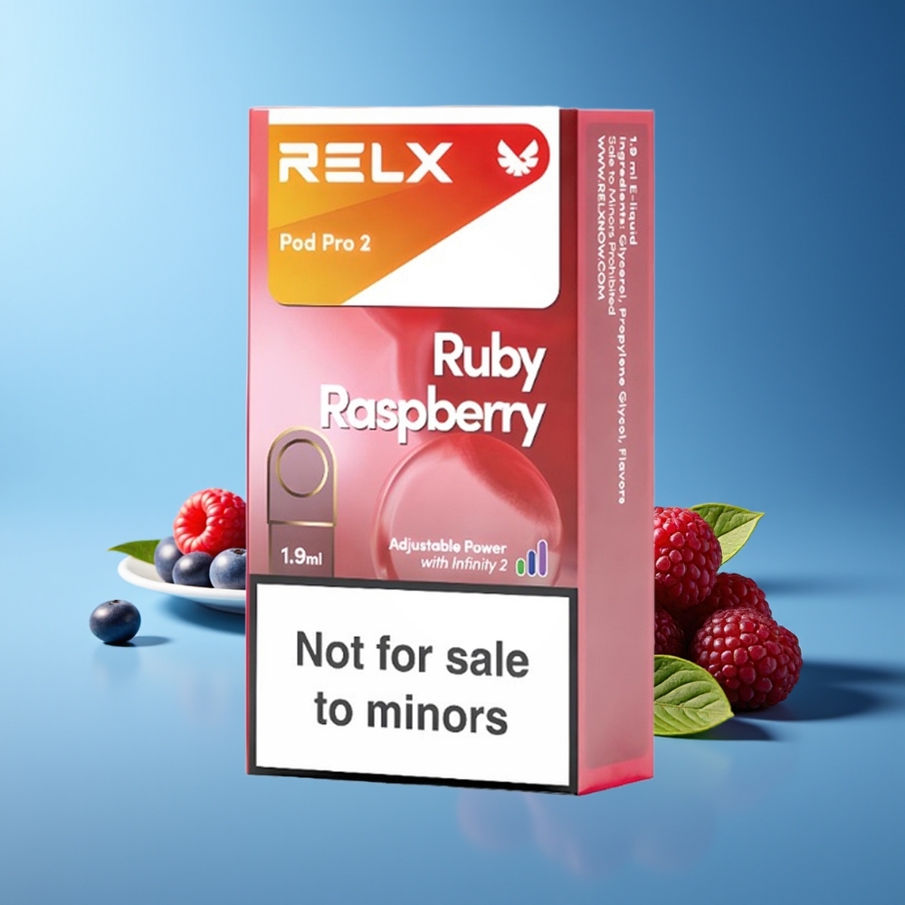 Relx Pod Pro 2 600 Bocados 1.9ml 3 Modos Frambuesa Azul