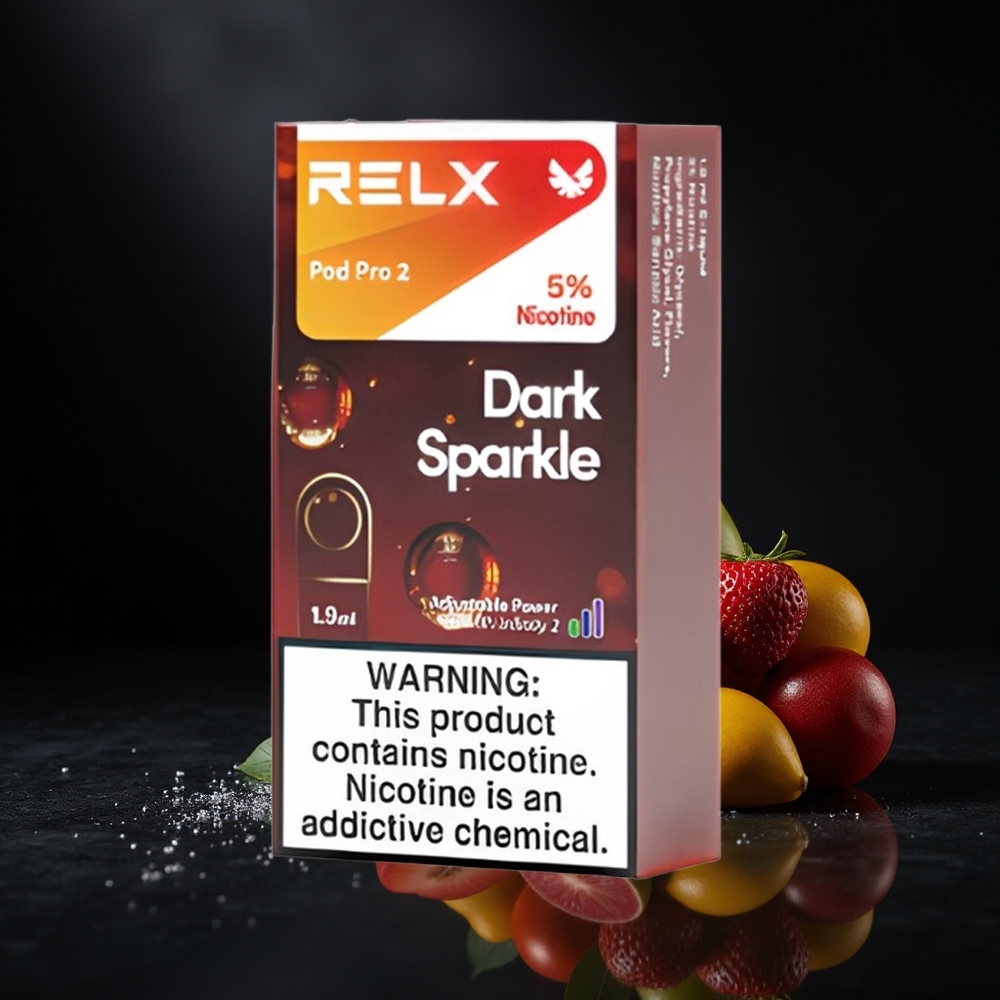 Relx Pod Pro 2 600 Bocanadas 1.9ml 3 Modos Destello Oscuro