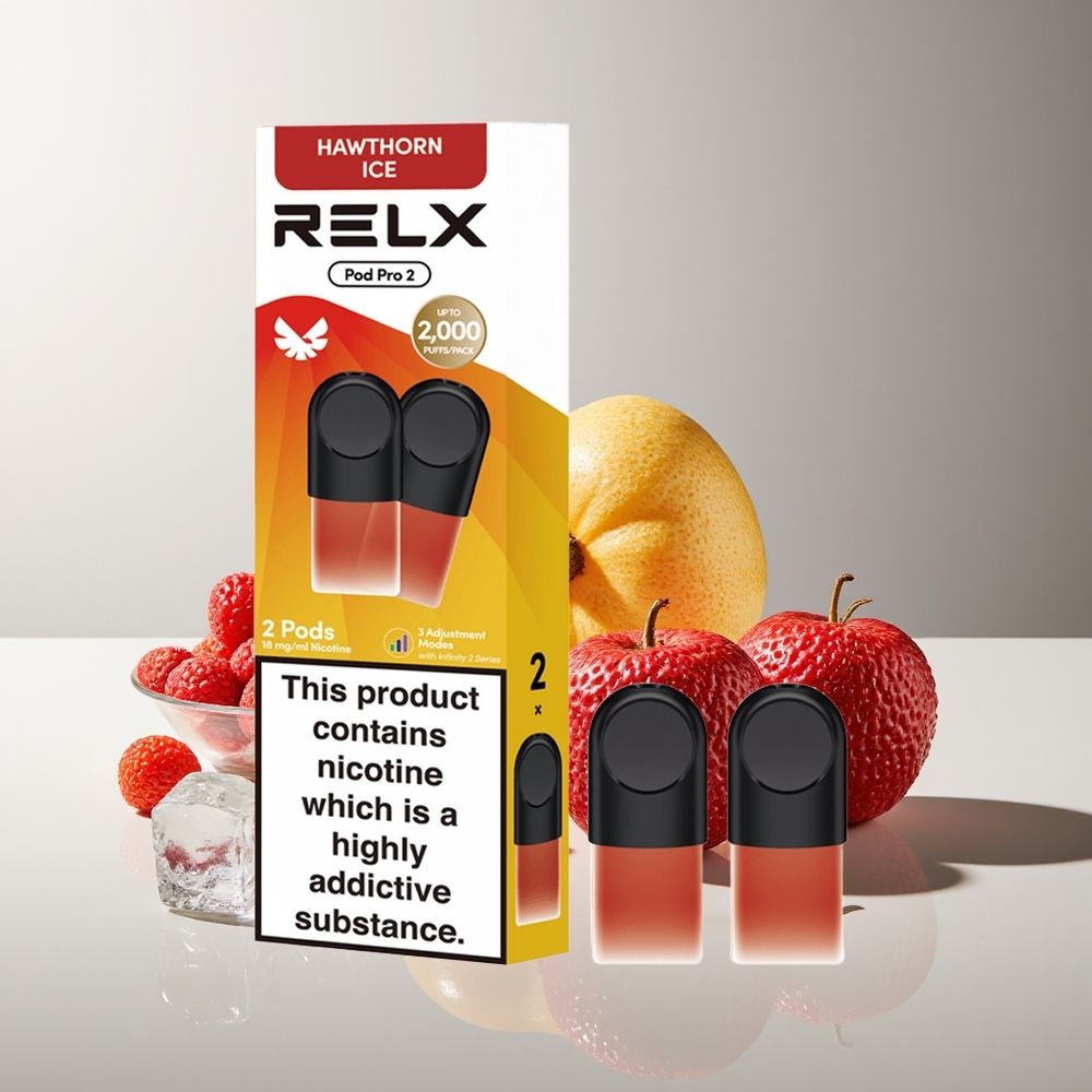 Relx Pod Pro 2 600 Bocanadas 1.9ml 3 Modos (Eco, Suave, Refuerzo) Espino Hielo