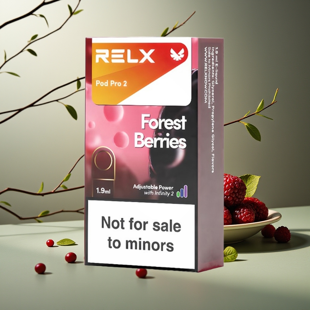 Relx Pod Pro 2 600 Caladas 1.9ml 3 Modos Bayas del Bosque