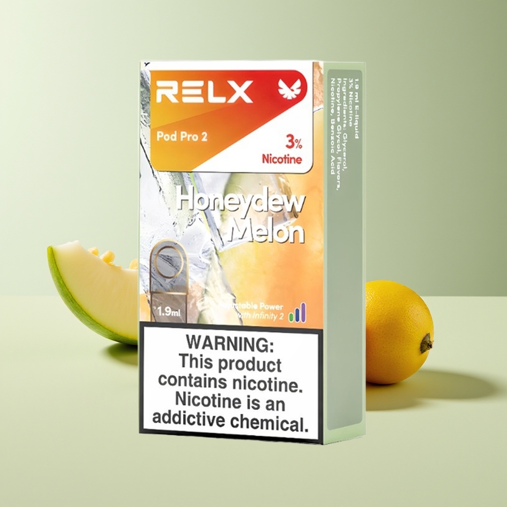 Relx Pod Pro 2 600 Caladas 1.9ml 3 Modos Melón Dulce