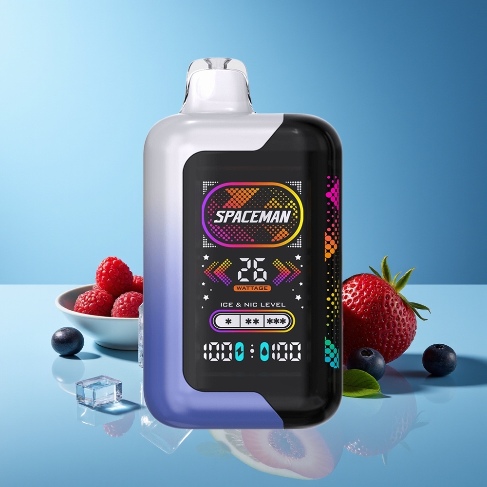 SMOK SPACEMAN SP40000 20ml 50mg Blue Razz Ice