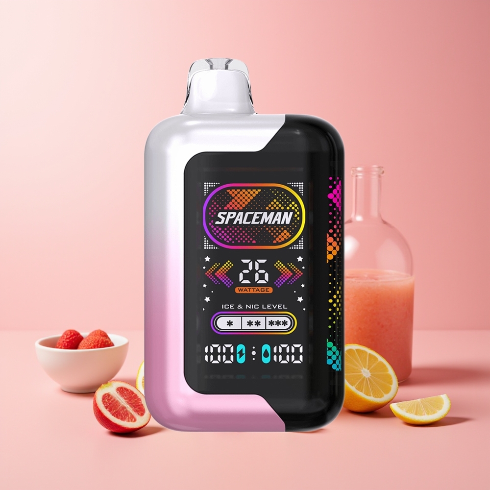 SMOK SPACEMAN SP40000 2 Bocas 20ml 50mg Limonada Rosa Desechable