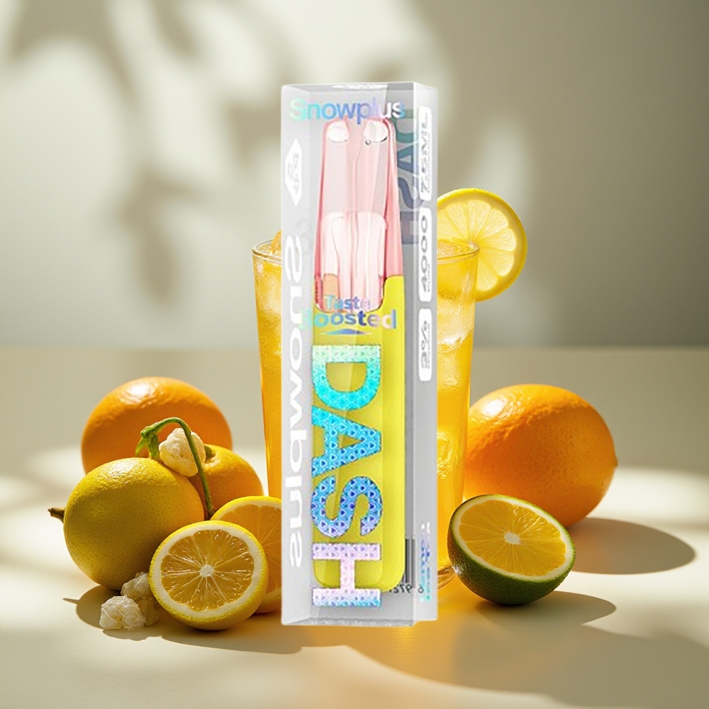 Snowplus Dash 4000 Puffs Cerámica 530 mAh Té Helado de Limón
