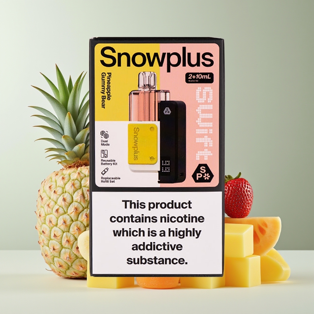 Snowplus Swift 5000 Puffs 1000 mAh Dual Mesh Gomita de Piña