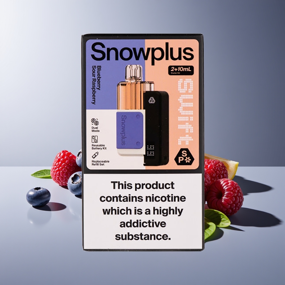 Snowplus Swift 5000 Puffs Dual Mesh 1000 mAh Arándano Agrio Frambuesa