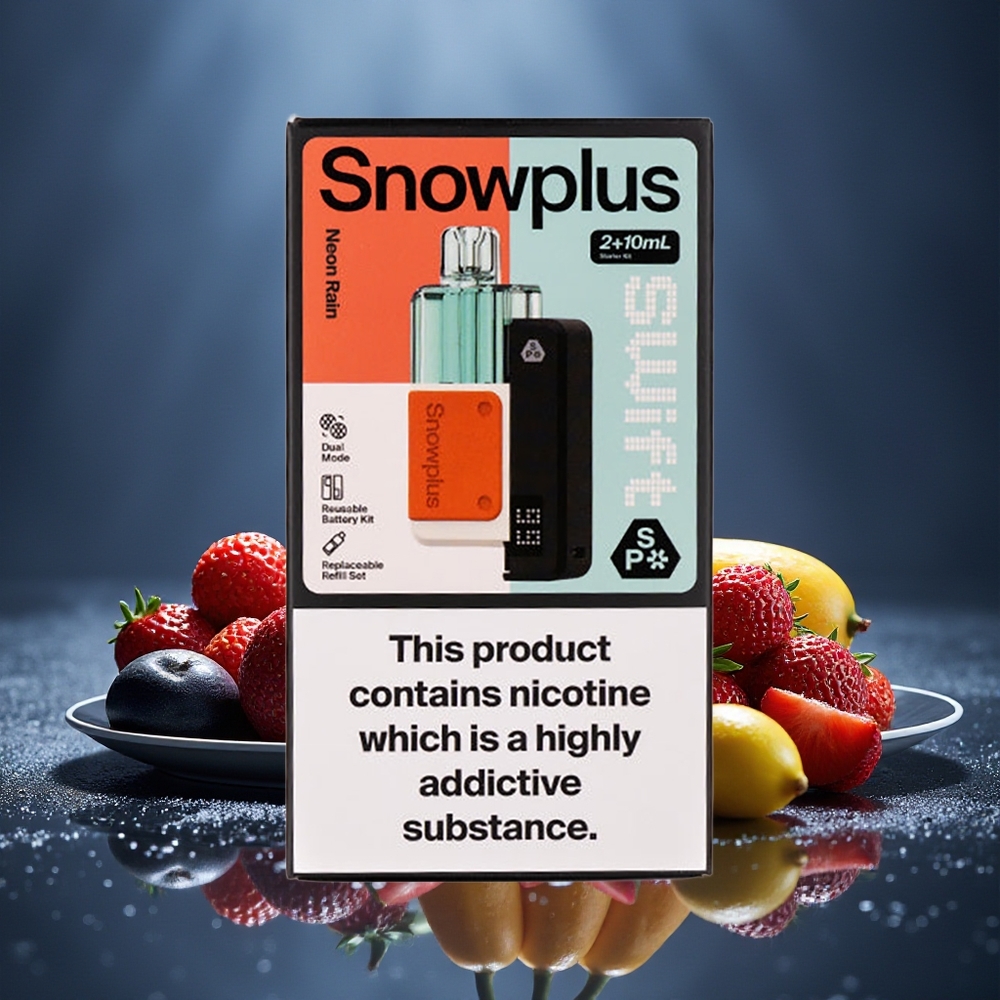 Snowplus Swift 5000 Puffs Dual Mesh 1000 mAh Arcoíris Neon